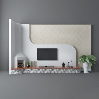 电视柜电视墙
