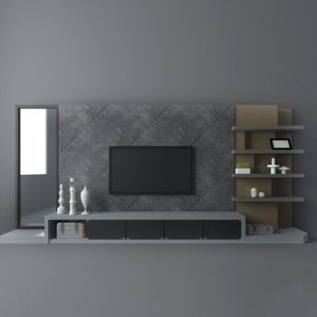 电视柜电视墙