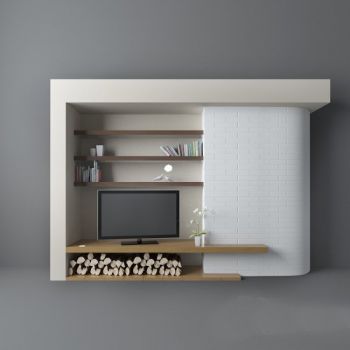 电视柜电视墙