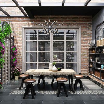 工業(yè)風 地下茶室