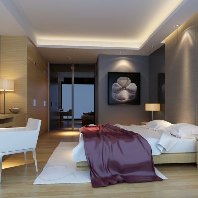 现代风格卧室