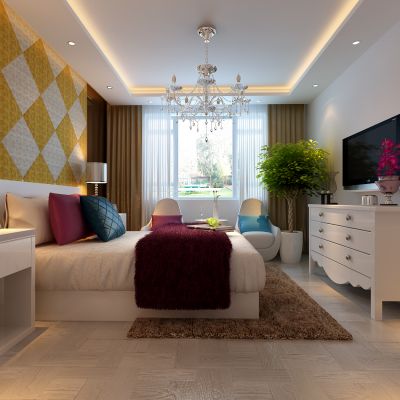 现代风格卧室