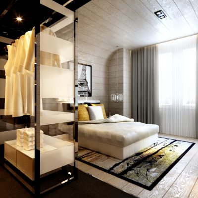 现代风格卧室