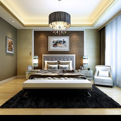 现代风格卧室