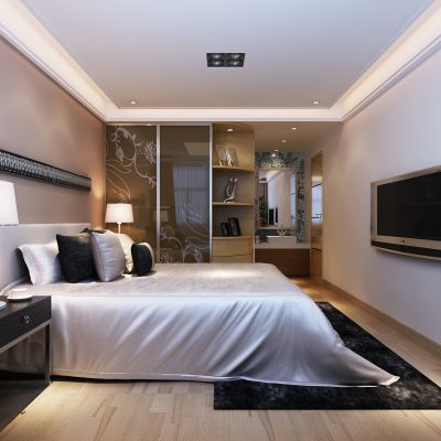 现代风格卧室