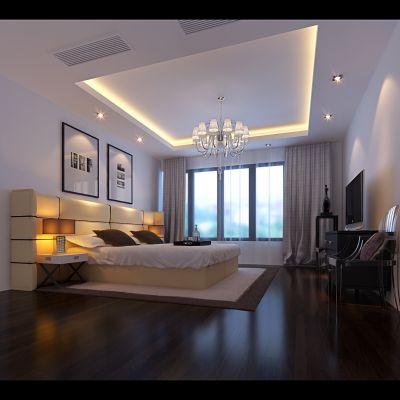 现代风格卧室