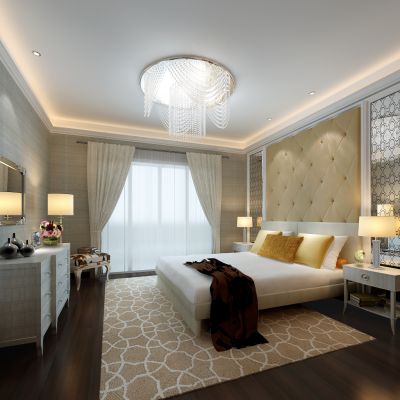 现代风格卧室