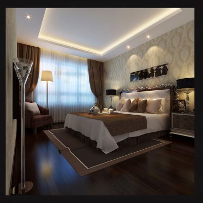 现代风格卧室