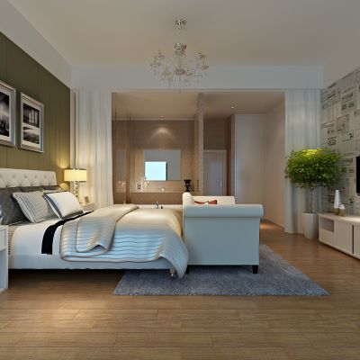 现代风格卧室