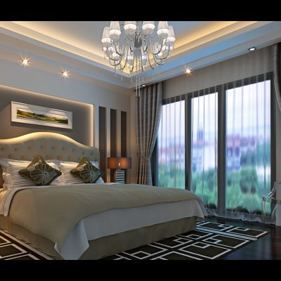 现代风格卧室