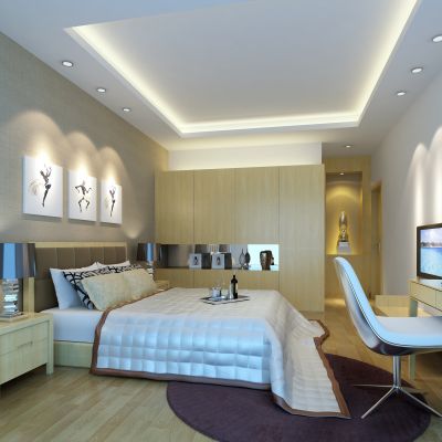 现代风格卧室