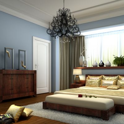 现代风格卧室