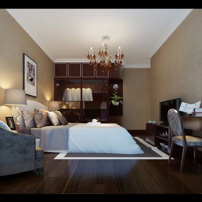 现代风格卧室