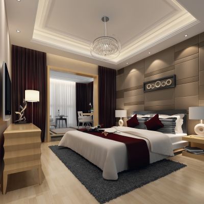 现代风格卧室