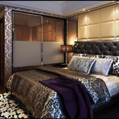现代风格卧室