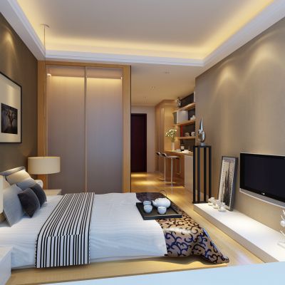 现代风格卧室