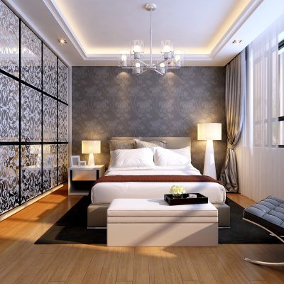 现代风格卧室