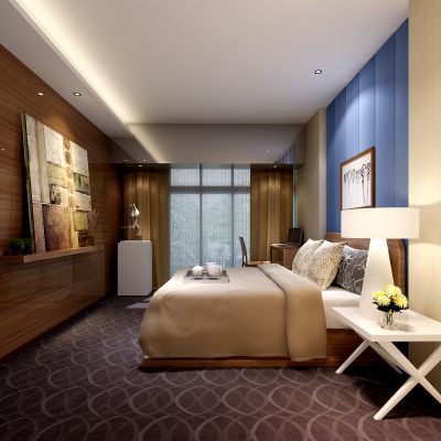 现代风格卧室