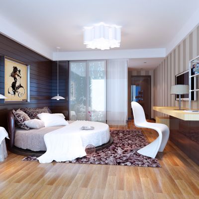 现代风格卧室