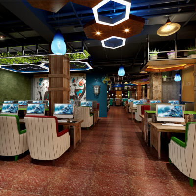 工业风格时尚高端网咖