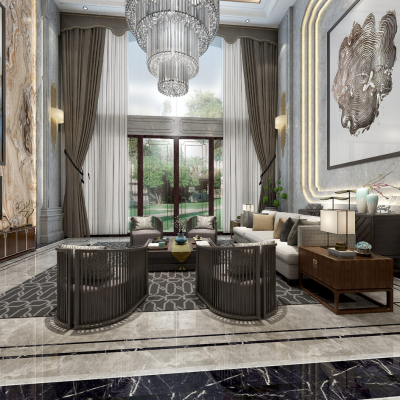 新中式别墅大堂、玄关过道