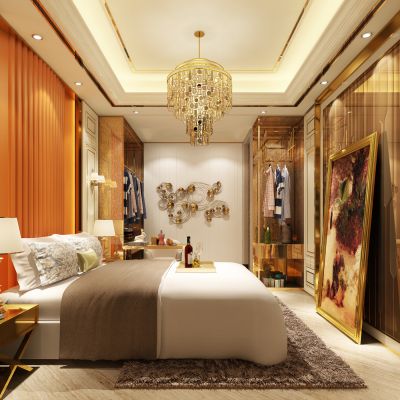 现代风格卧室