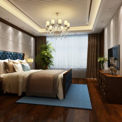现代风格卧室