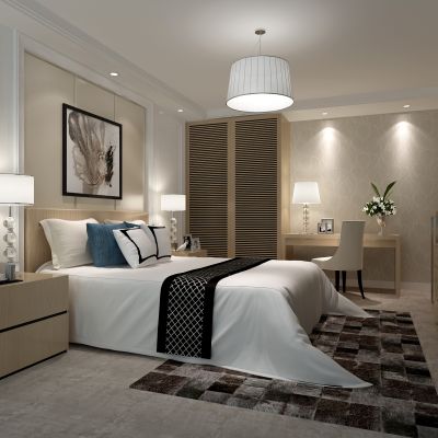 现代风格卧室