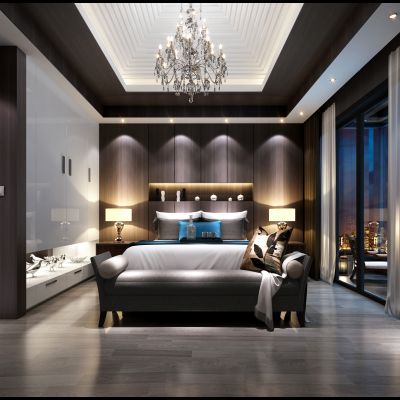 现代风格卧室