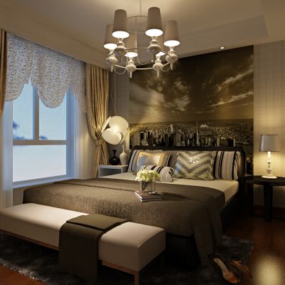 现代风格卧室