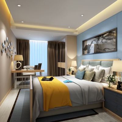 现代风格卧室