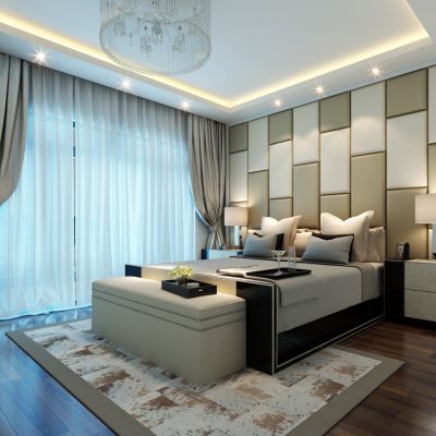 现代风格卧室