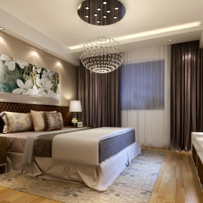 现代风格卧室