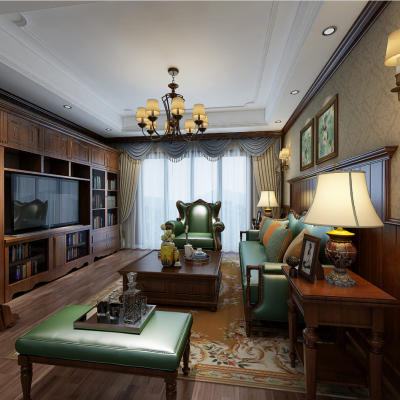 美式风格客餐厅