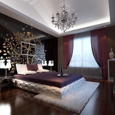 现代风格卧室