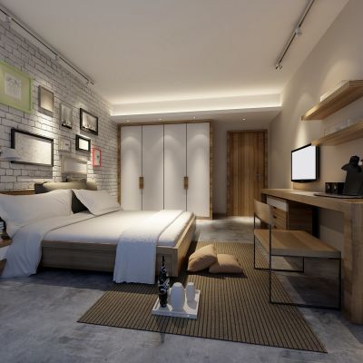 现代风格卧室