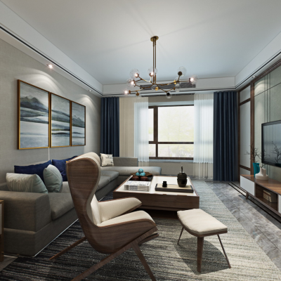 现代风格客餐厅.