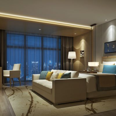 现代风格卧室