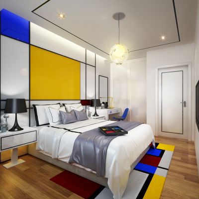 现代风格卧室