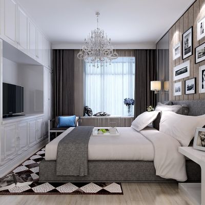 现代风格卧室