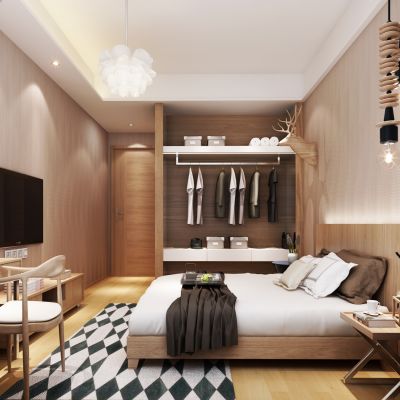 现代风格卧室