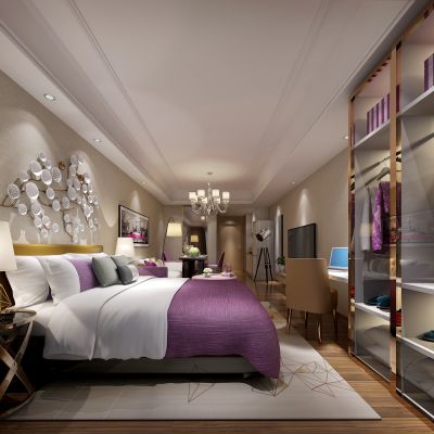 现代风格卧室