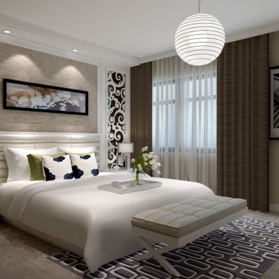 现代风格卧室
