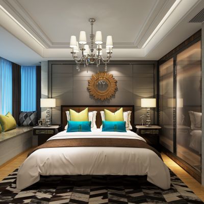 现代风格卧室