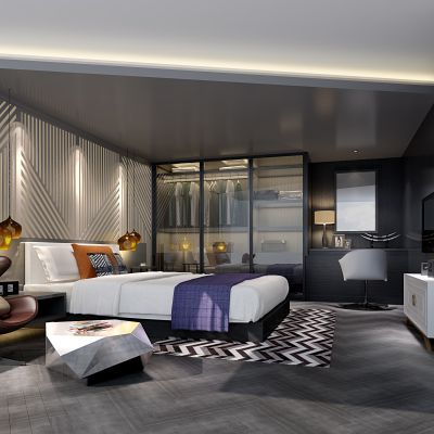 现代风格卧室