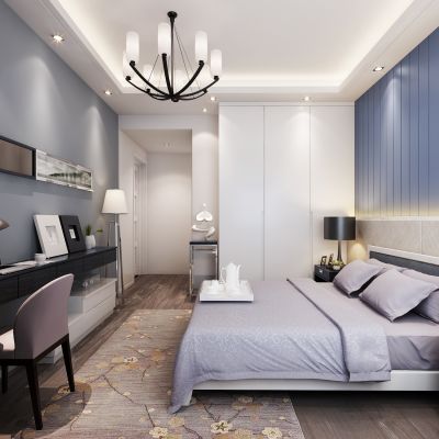 现代风格卧室