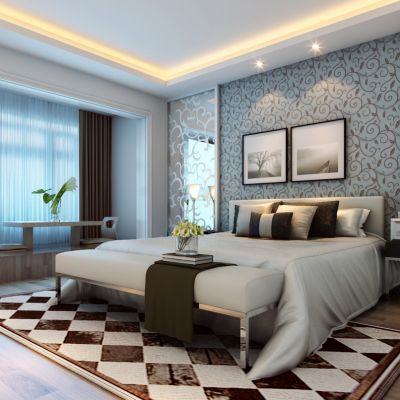 现代风格卧室