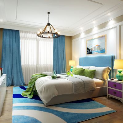 现代风格卧室