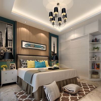 现代风格卧室
