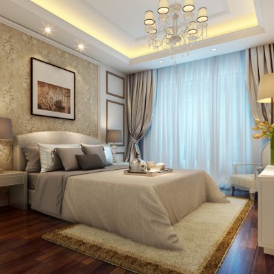 现代风格卧室